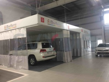 Пост подготовки к покраске для Автоцентра Toyota в Астане